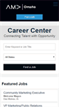 Mobile Screenshot of careers.amaomaha.org