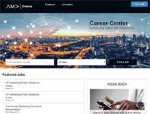 Tablet Screenshot of careers.amaomaha.org